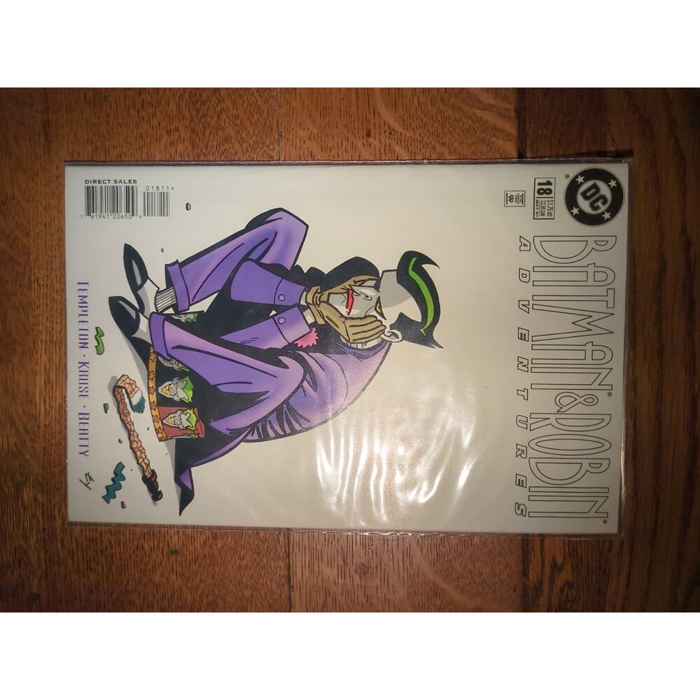 Batman & Robin Adventures #18 (1997) NM ICONIC Sad Joker Cover DC